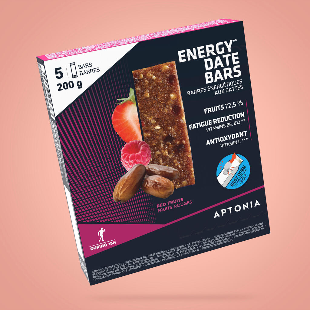 Date and mixed berry energy bars 5x40g