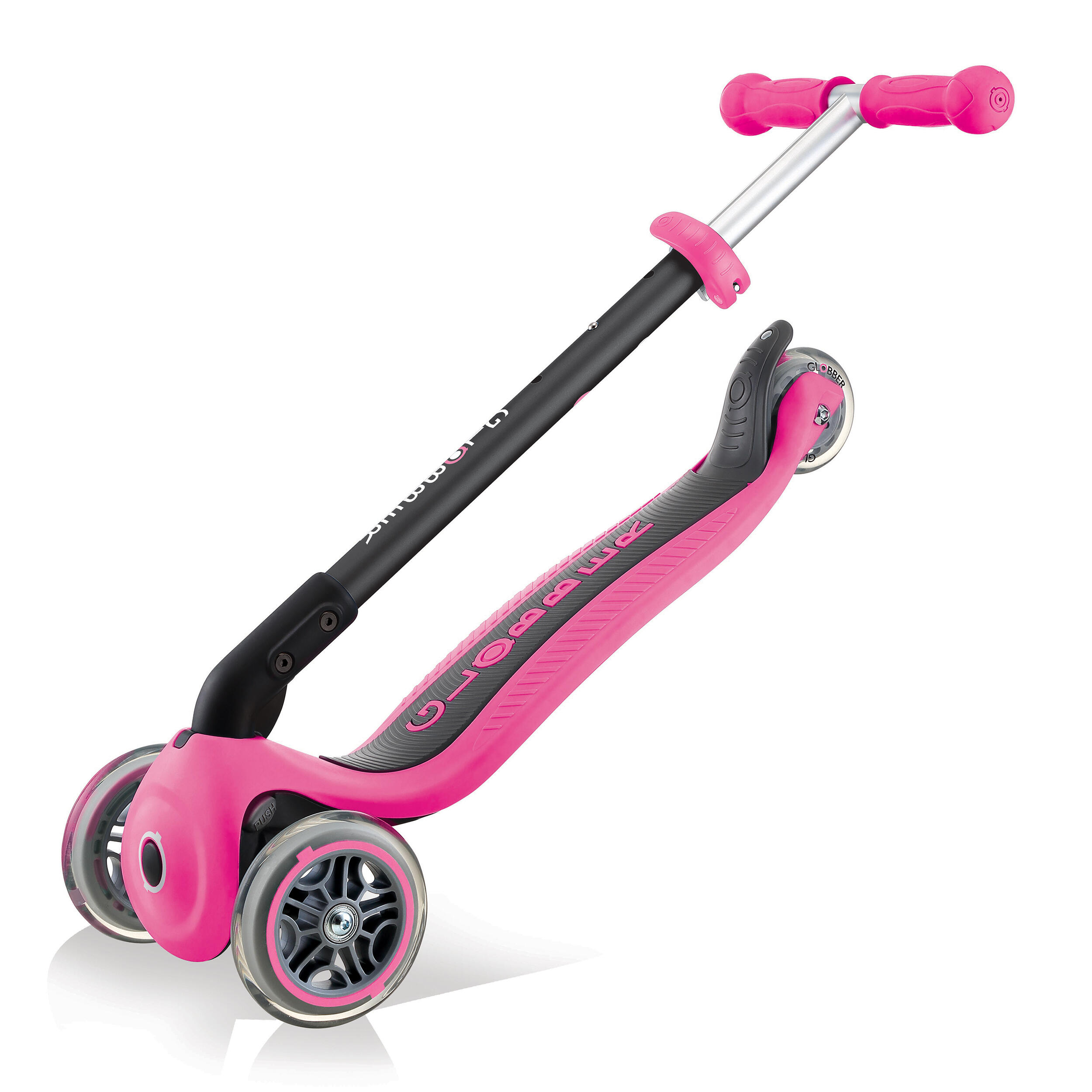 Trottinette évolutive 3 roues avec siège GLOBBER G0-UP FOLDABLE PLUS ROSE 8/10