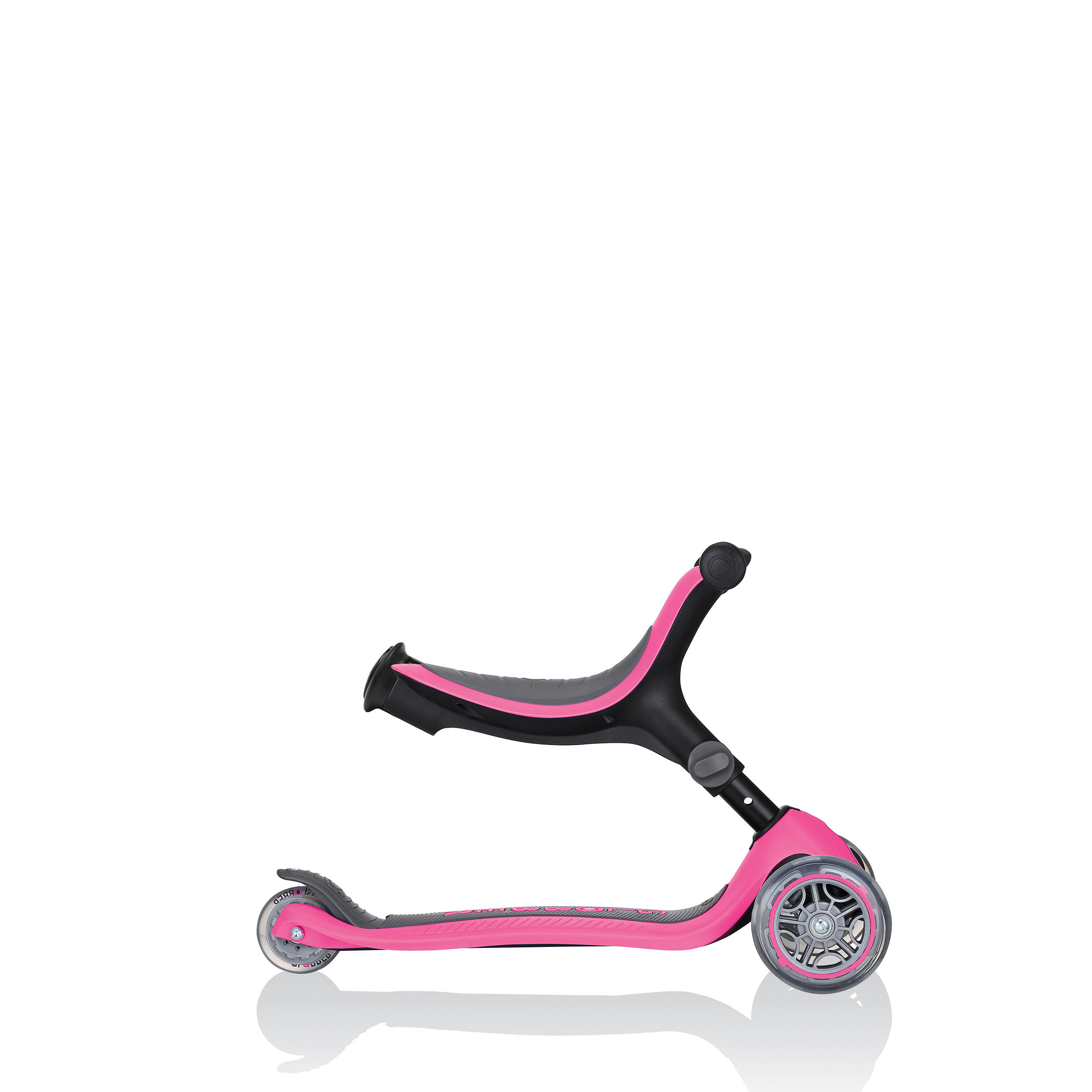 Trottinette évolutive 3 roues avec siège GLOBBER G0-UP FOLDABLE PLUS ROSE 5/10