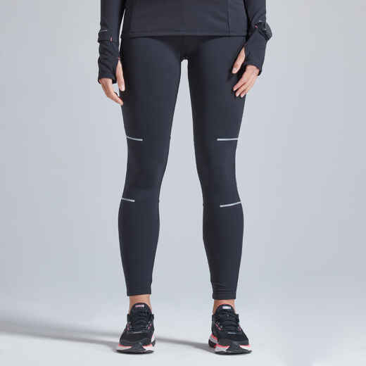 
      Lauftights lang Damen - Warm schwarz
  