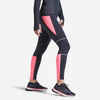 Warm Women's Warm Running Tights - black pink