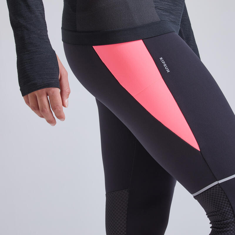 ТАЙТСЫ ДЛЯ БЕГА УТЕПЛЕННЫЕ ЖЕНСКИЕ Kiprun Warm - купить | Squper