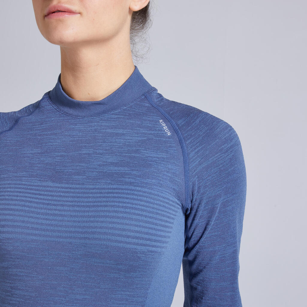 Skincare Women's Long-Sleeved Running T-Shirt - Slate Blue