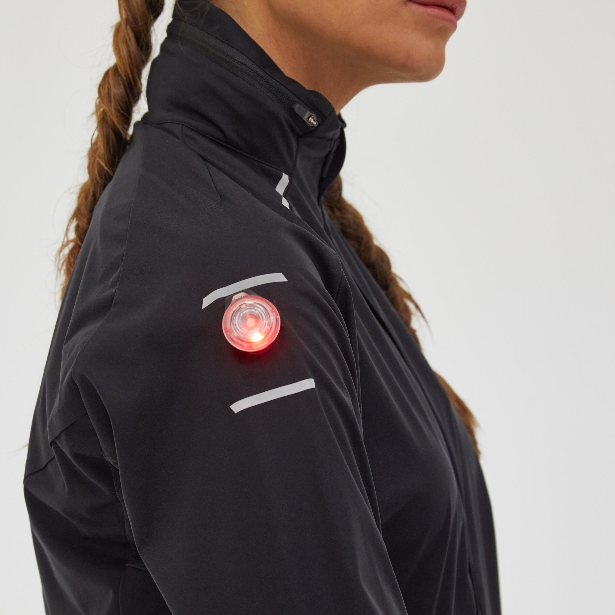Warm Regul Women's Running Water Repellent Windproof Jacket - Black 10/12