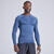 T-SHIRT RUNNING MANCHES LONGUES HIVER HOMME KIPRUN SKINCARE Bleu ardoise