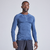 T-SHIRT RUNNING MANCHES LONGUES HIVER HOMME KIPRUN SKINCARE Bleu ardoise