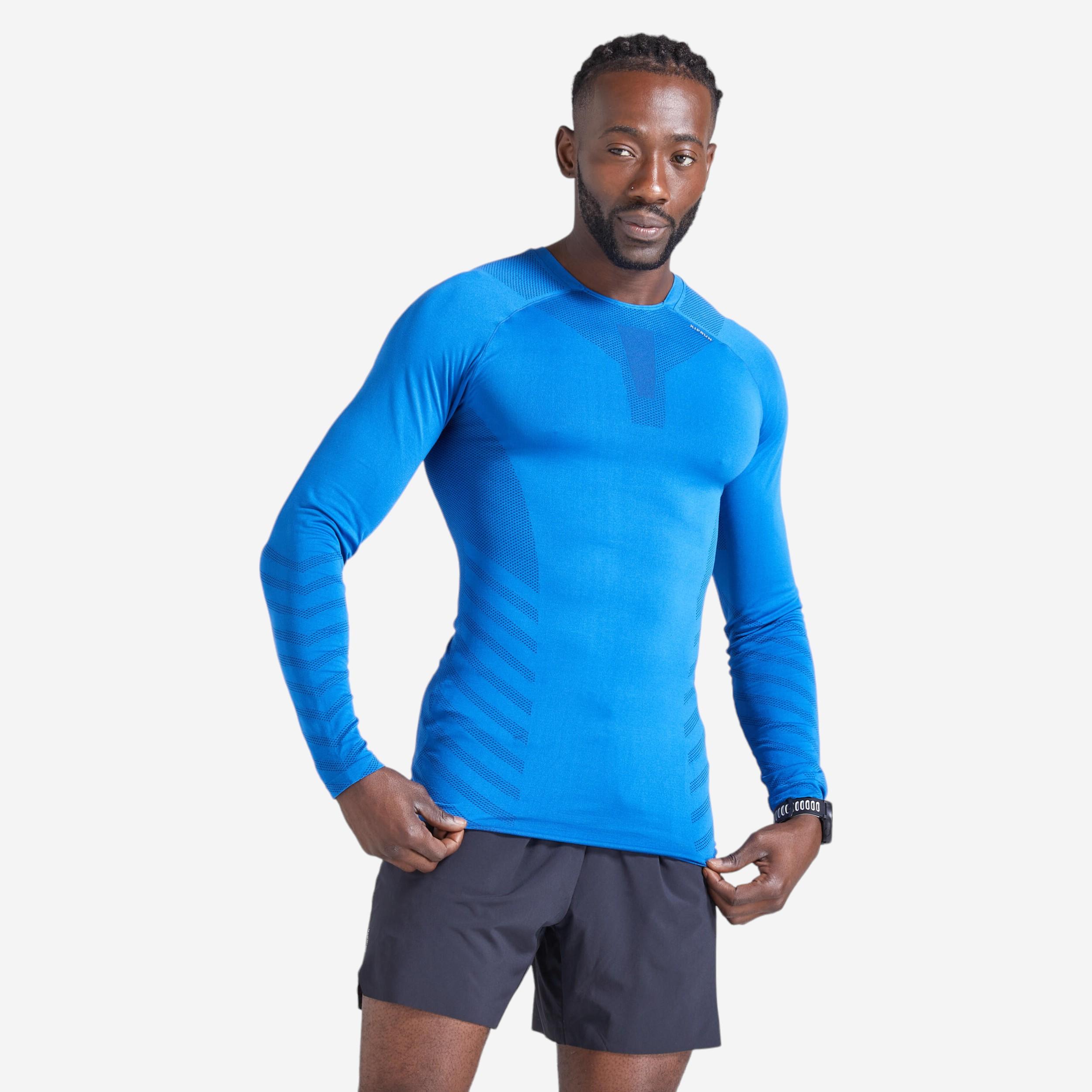 Tee shirt running manche longue homme sale