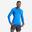 T-shirt de running manches longues slim Homme - KIPRUN Run 500 Sans couture Bleu