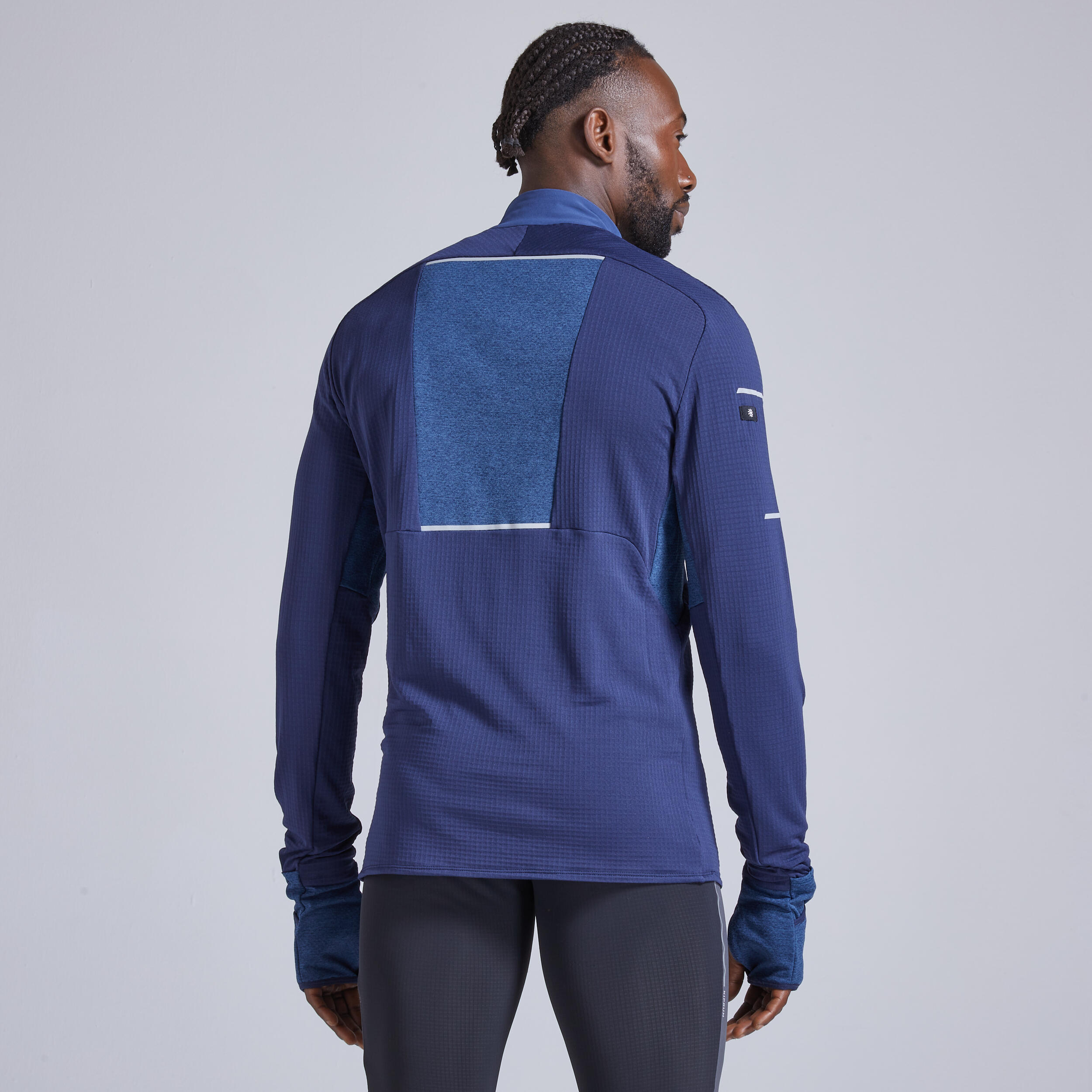 WARM LIGHT MEN'S LS WINTER RUNNING SHIRT BLUE 11/12