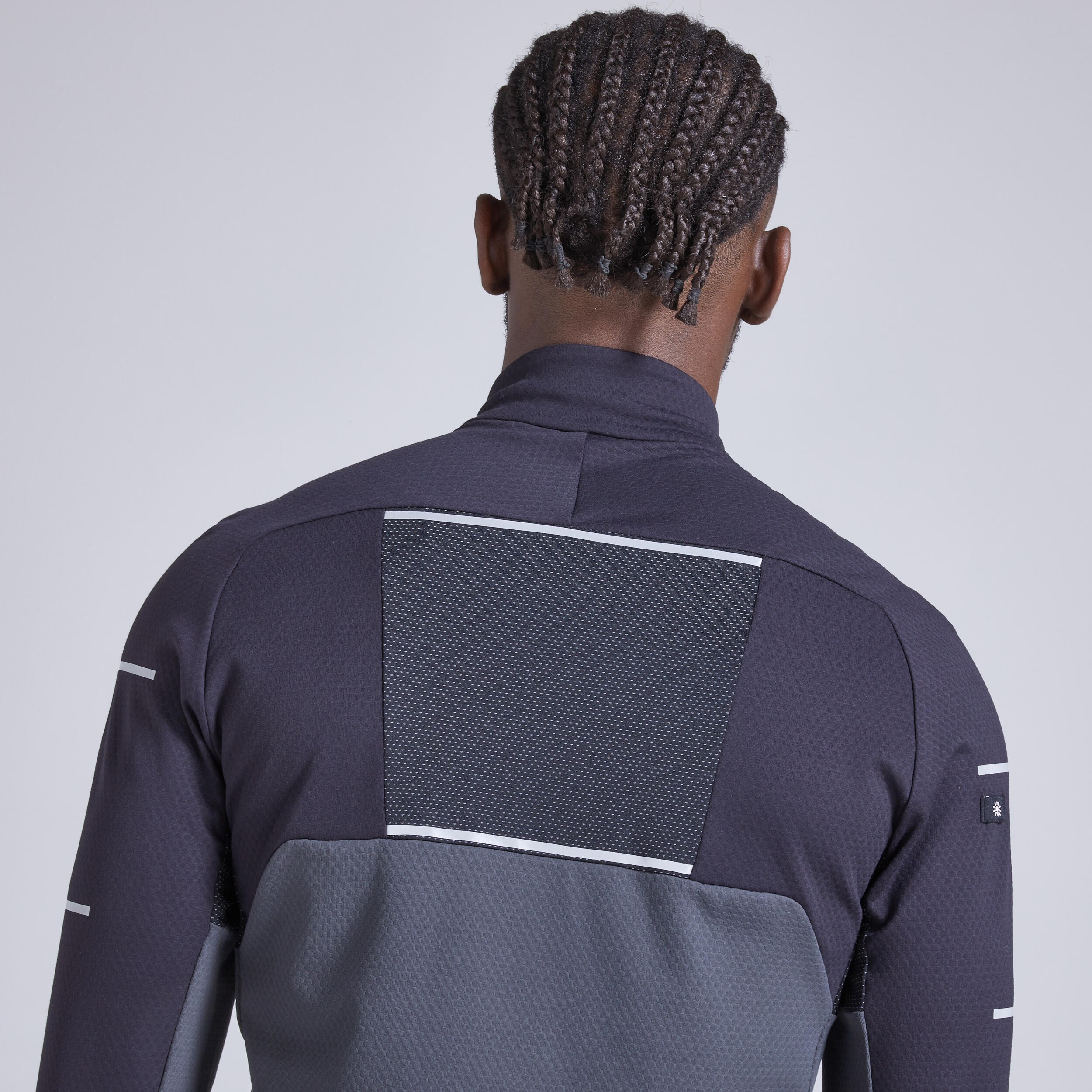 Camiseta running manga larga Hombre Kiprun Warm gris 5/11