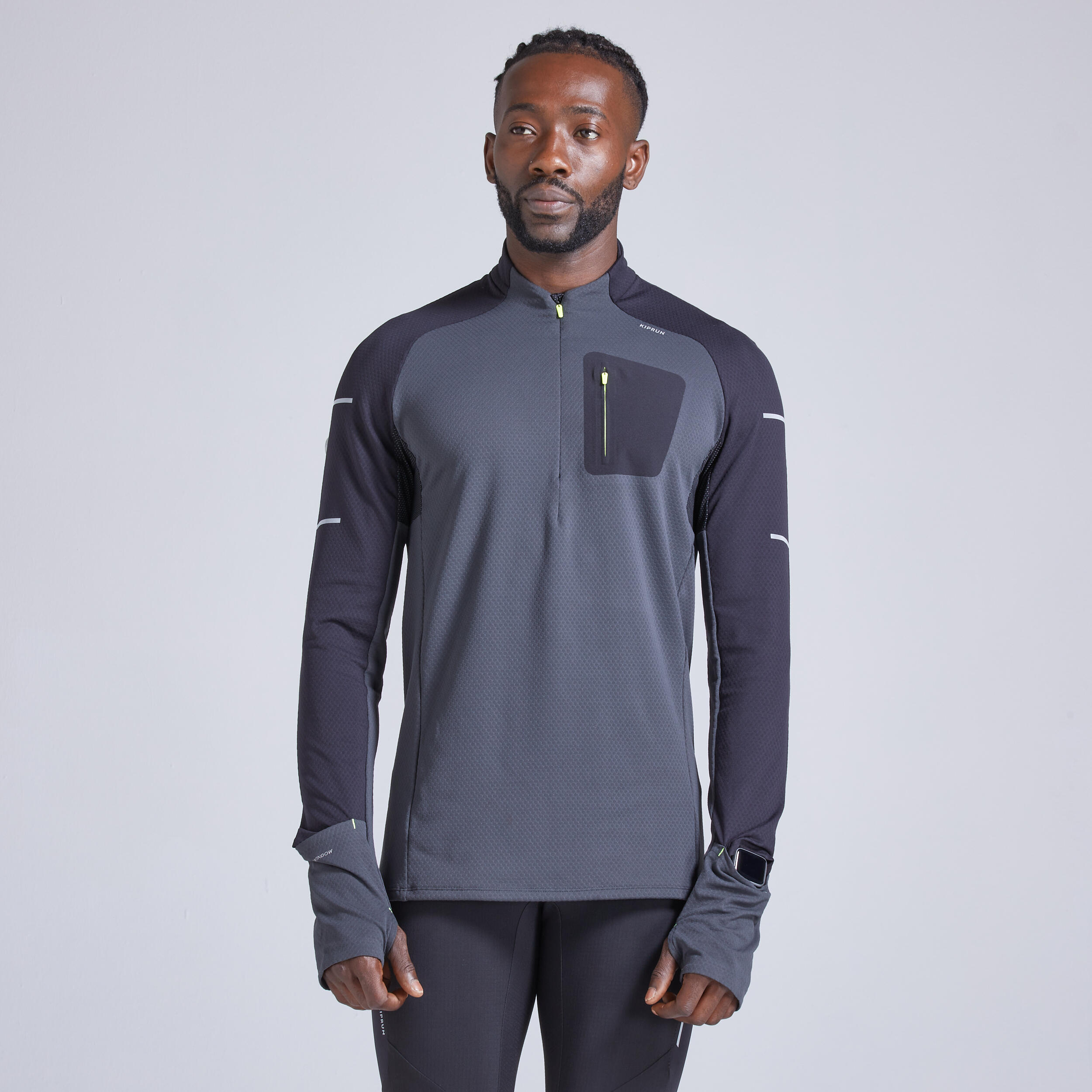 CAMISETA RUNNING MANGA LARGA INVIERNO HOMBRE KIPRUN WARM LIGHT KIPRUN |  Decathlon