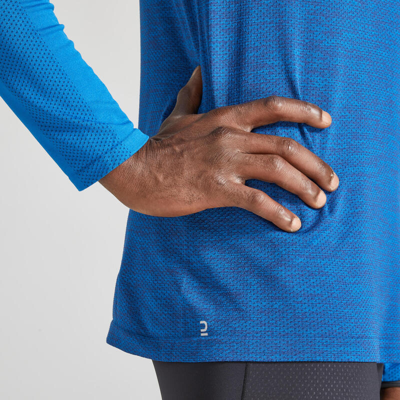 CAMISOLA DE CORRIDA KIPRUN CARE RESPIRÁVEL HOMEM AZUL-REI