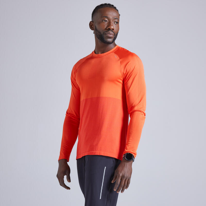 T-SHIRT RUNNING HOMME RESPIRANT KIPRUN CARE ROUGE EDITION LIMITEE