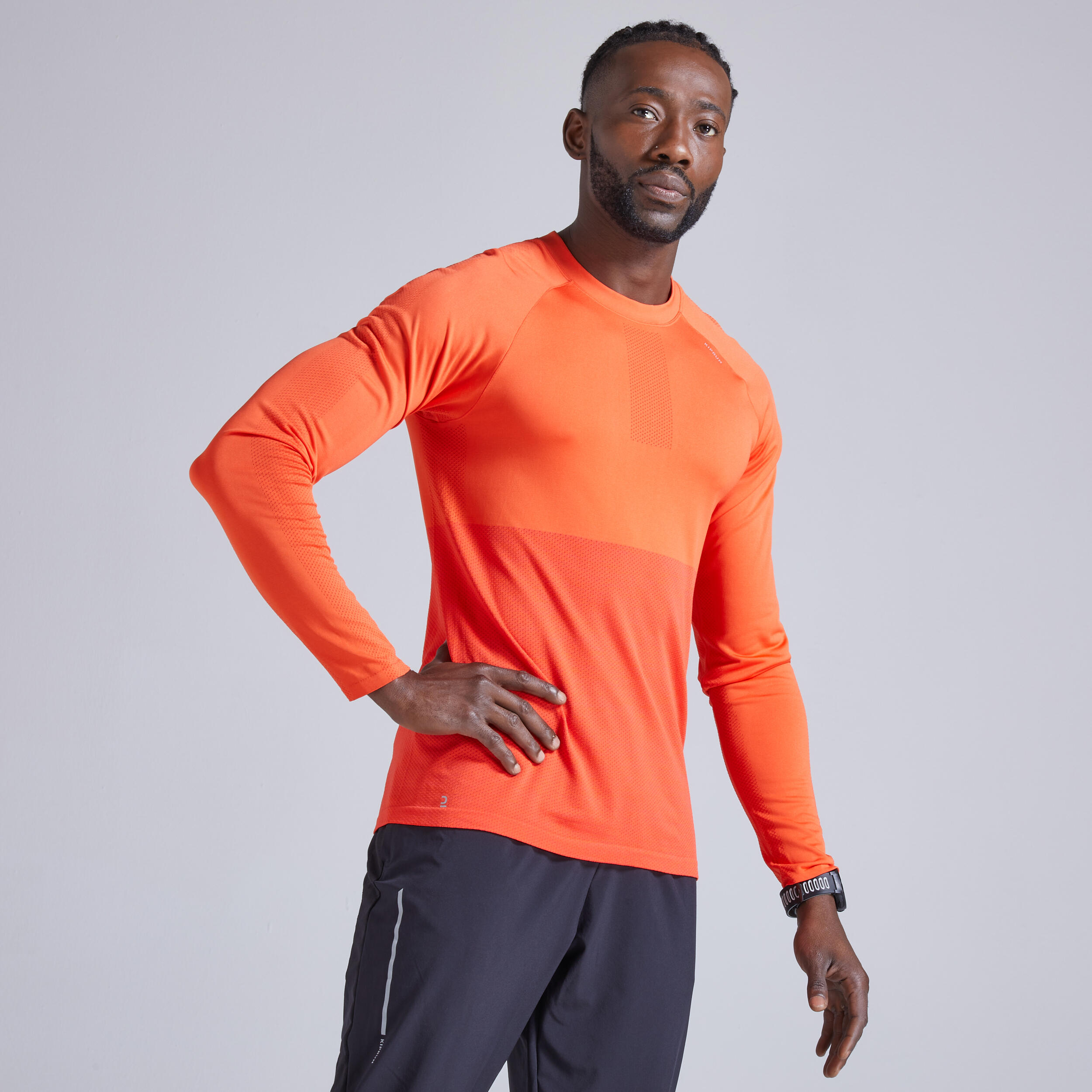 T-SHIRT RUNNING HOMME RESPIRANT MANCHE LONGUE CARE  EDITION LIMITEE 3/11