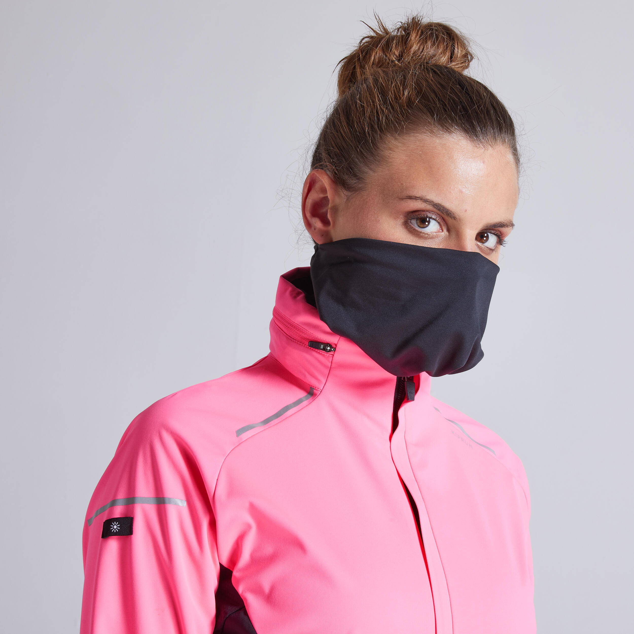 WARM REGUL WOMEN'S RUNNING JACKET FLUO PINK 7/13