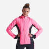 Sieviešu skriešanas jaka “Kiprun Warm Regul”, rozā