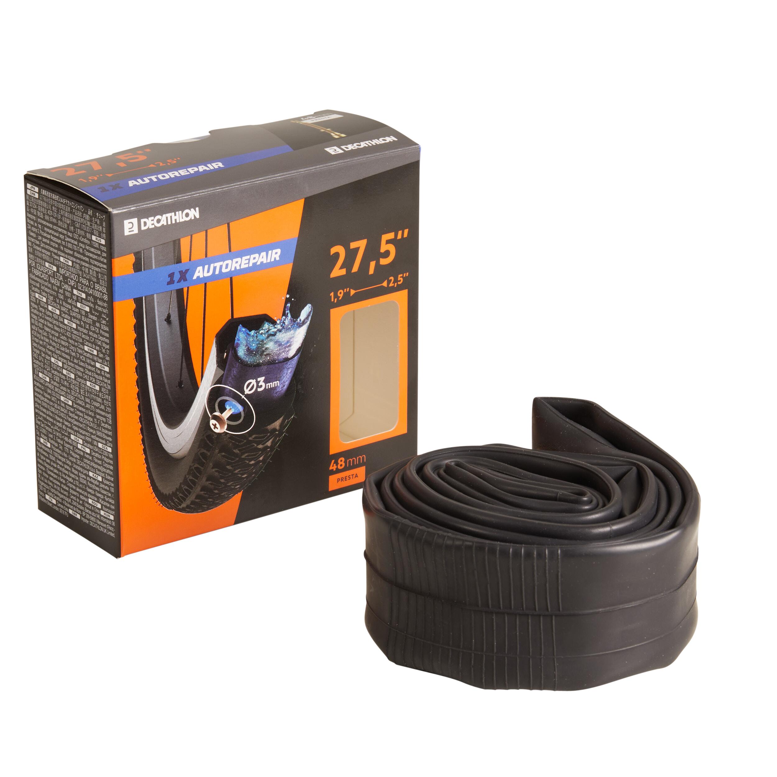 27.5" x 1.90/2.50 Self-Sealing 48 mm Presta Valve Inner Tube 3/5