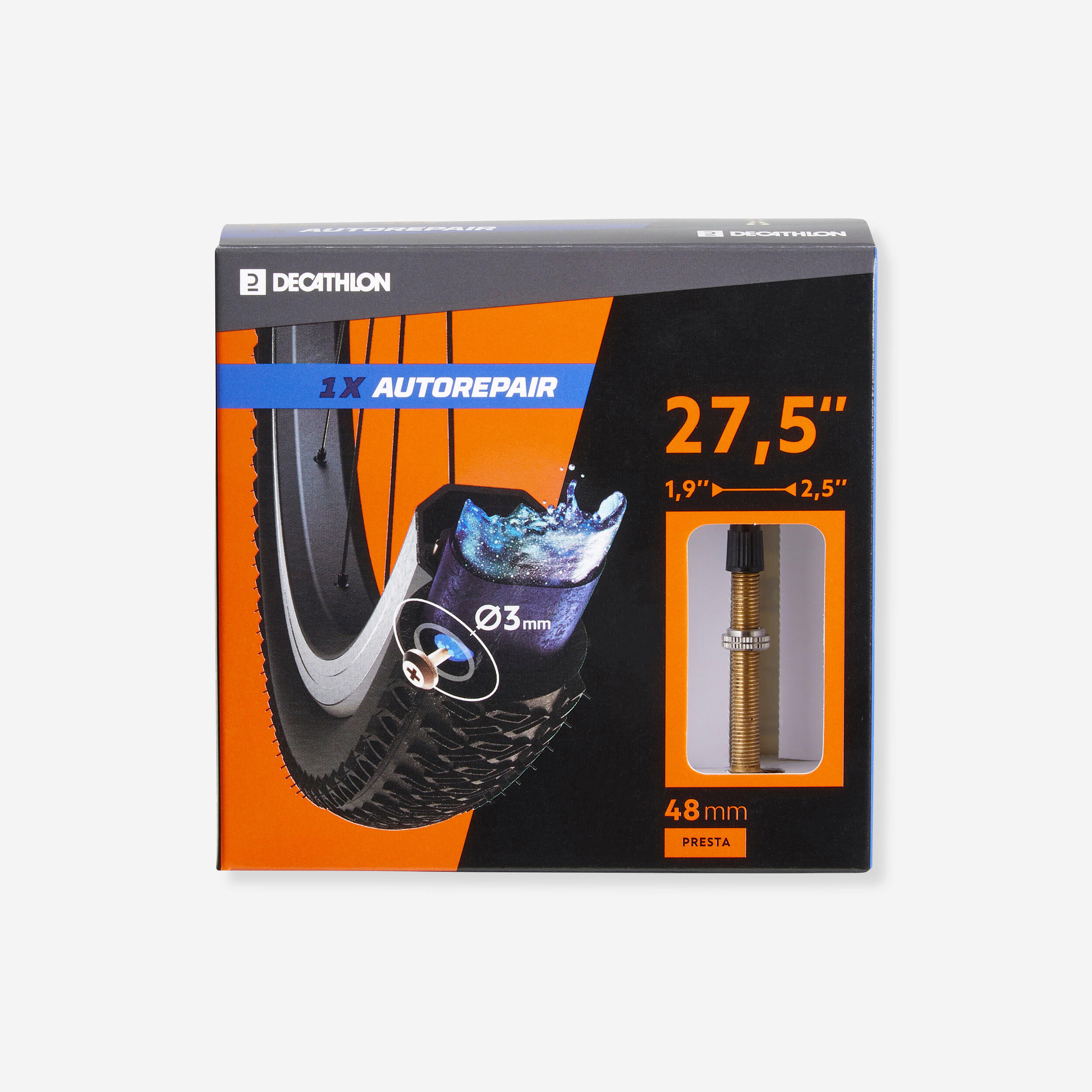 Dętka Rowerowa 27,5X1,9-2,5 Samouszczelniająca Z Wentylem Presta 48 Mm