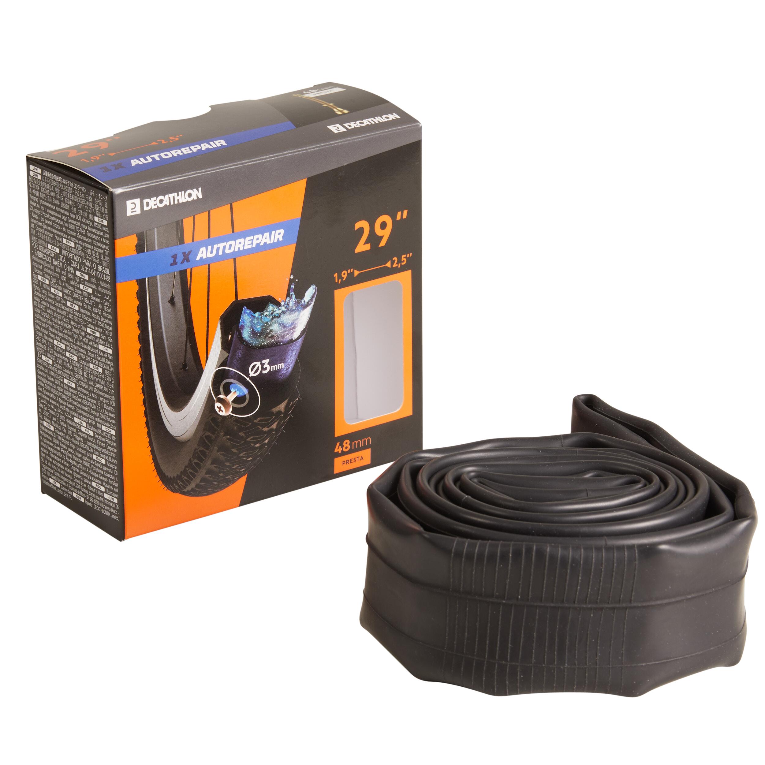 29x1.9/2.5 Self-Repairing 48 mm Presta Valve Inner Tube 3/5