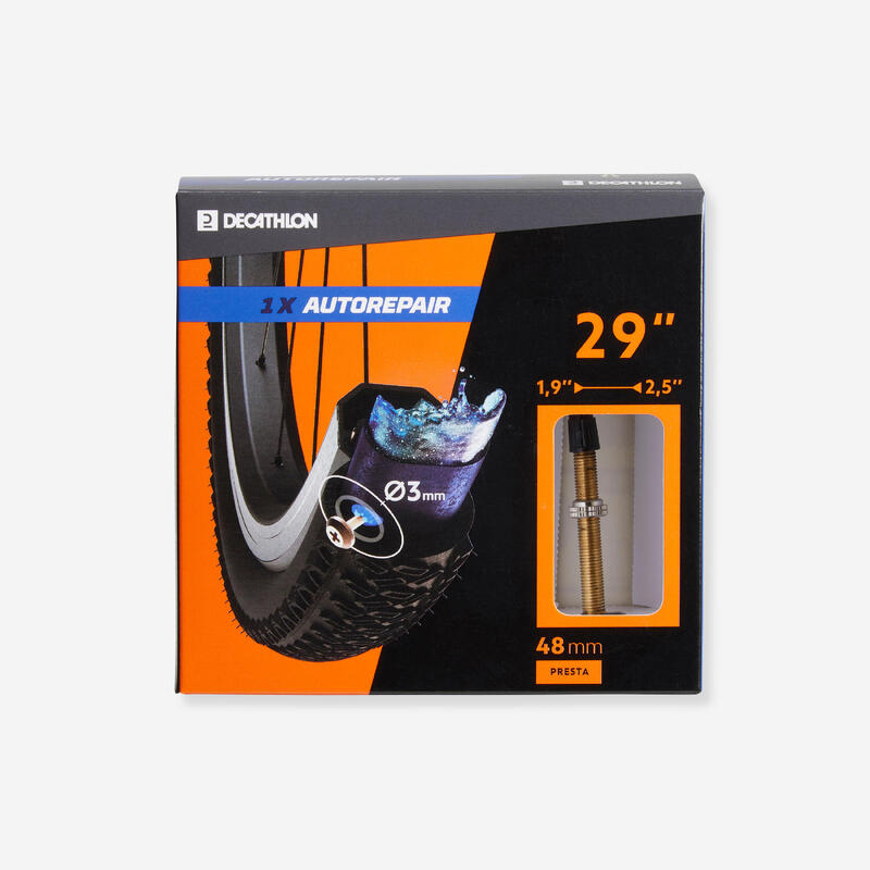 Orchard Unpacking unit DECATHLON - Cameră de aer Auto-reparantă 29x1,9/2,5 Valvă Presta 48 mm | Decathlon Orchard Unpacking unit DECATHLON - Cameră de aer Auto-reparantă 29x1,9/2,5 Valvă Presta 48 mm | Decathlon