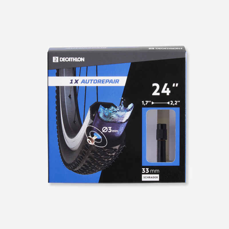 24x1.7-2.2 Self-sealing Bike Inner Tube - Schrader