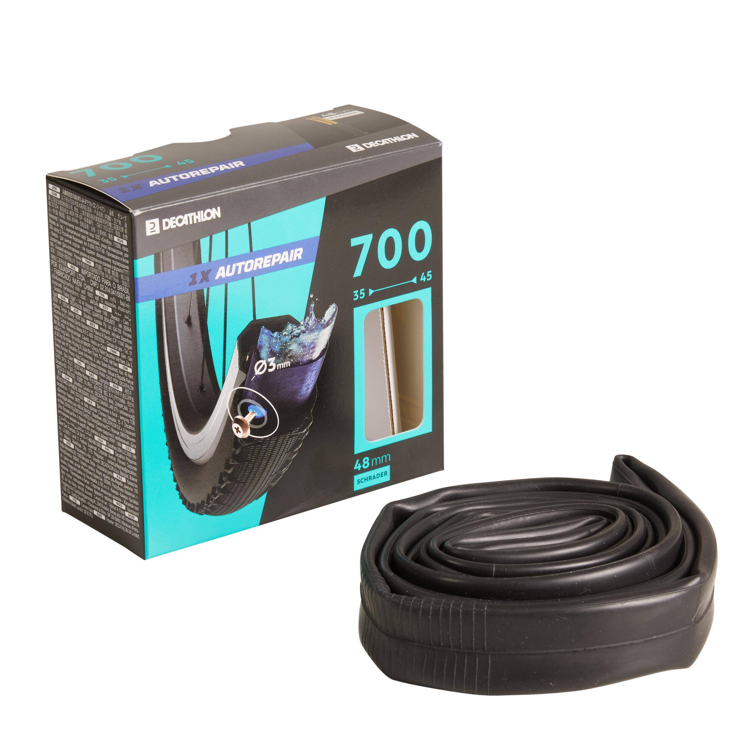 700x35 / 45 Self-Repairing Schrader Inner Tube -  4
