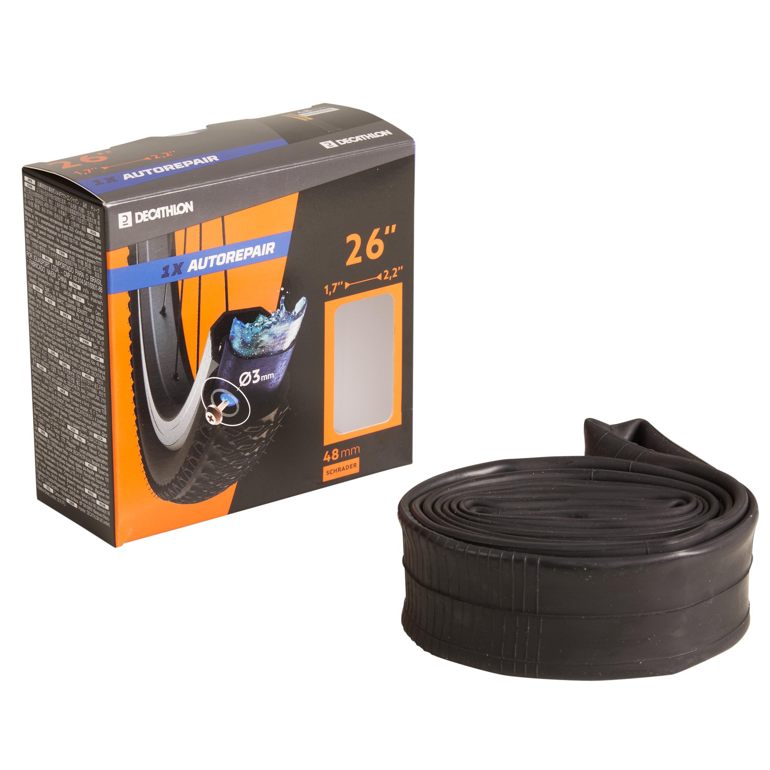 26x1.7/2.2 Self-Repairing Schrader Inner Tube 3/5