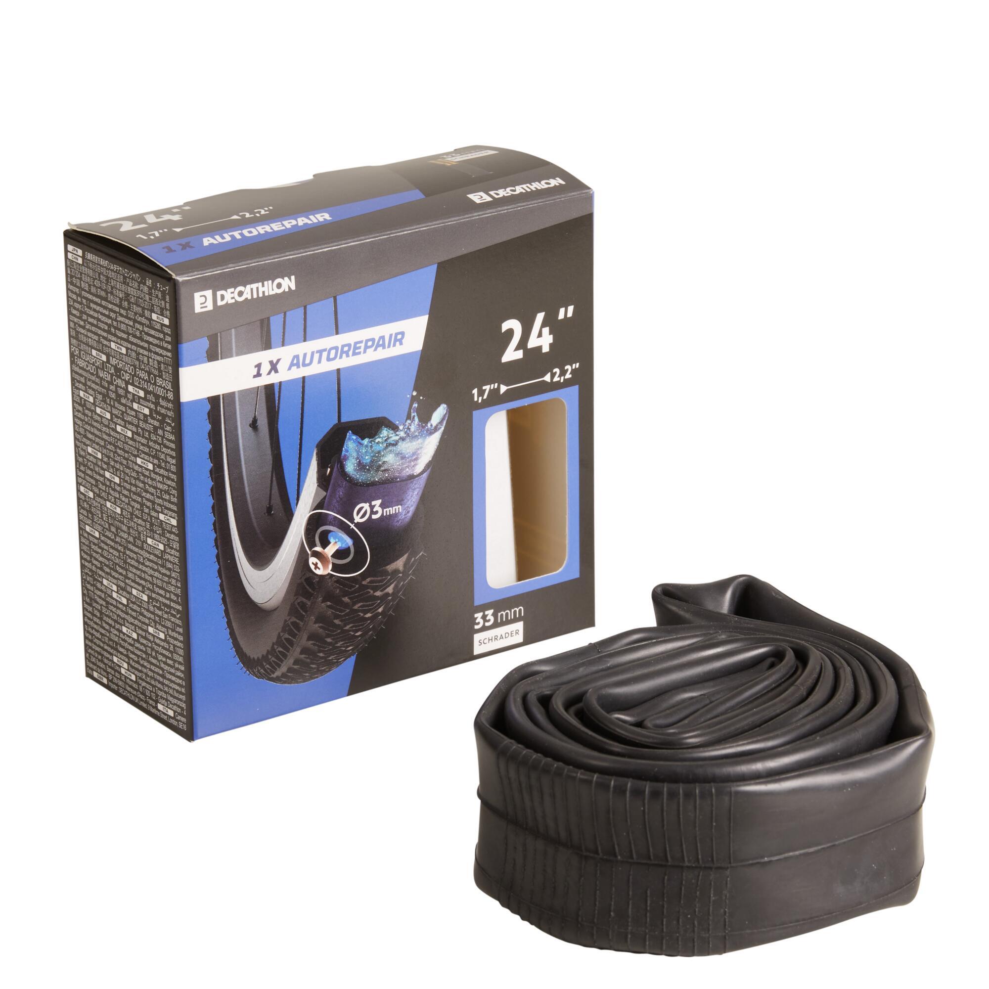 C mara de aire bicicleta autorreparable 24x1 7 2 2 v vula Schrader