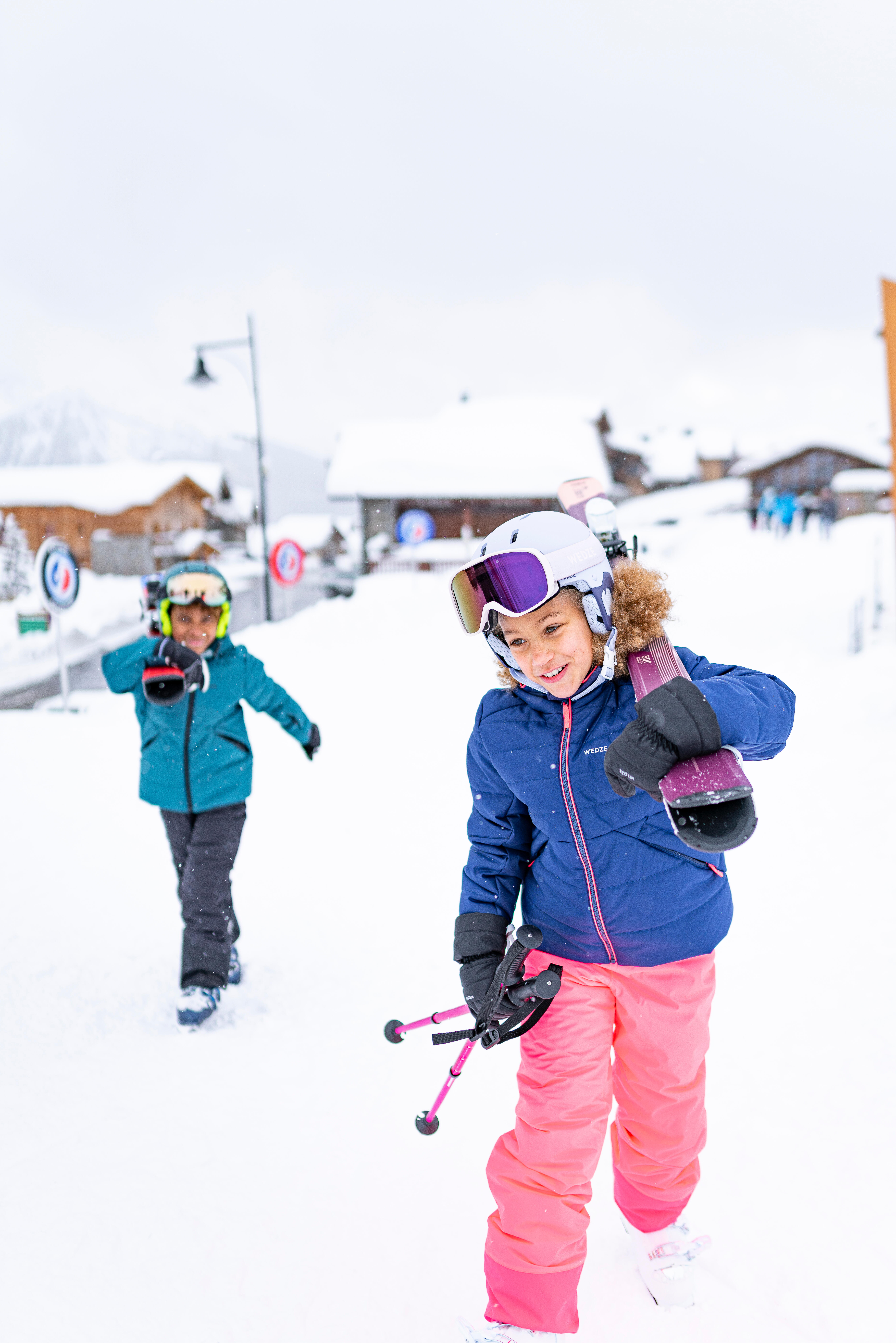 Kids’ Warm and Waterproof Padded Ski Jacket, 100 - WEDZE