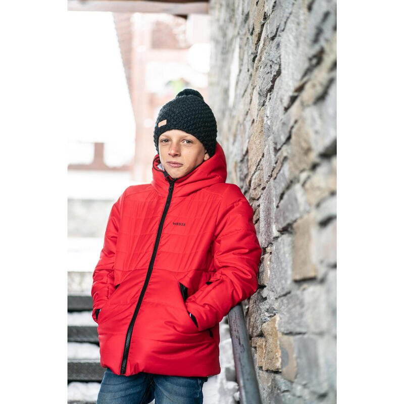 Chaqueta acolchada de esquí y nieve impermeable Niños Wedze 150 Warm