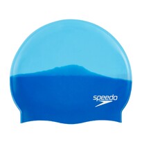 Шапочка для плавания силиконовая голубая Speedo