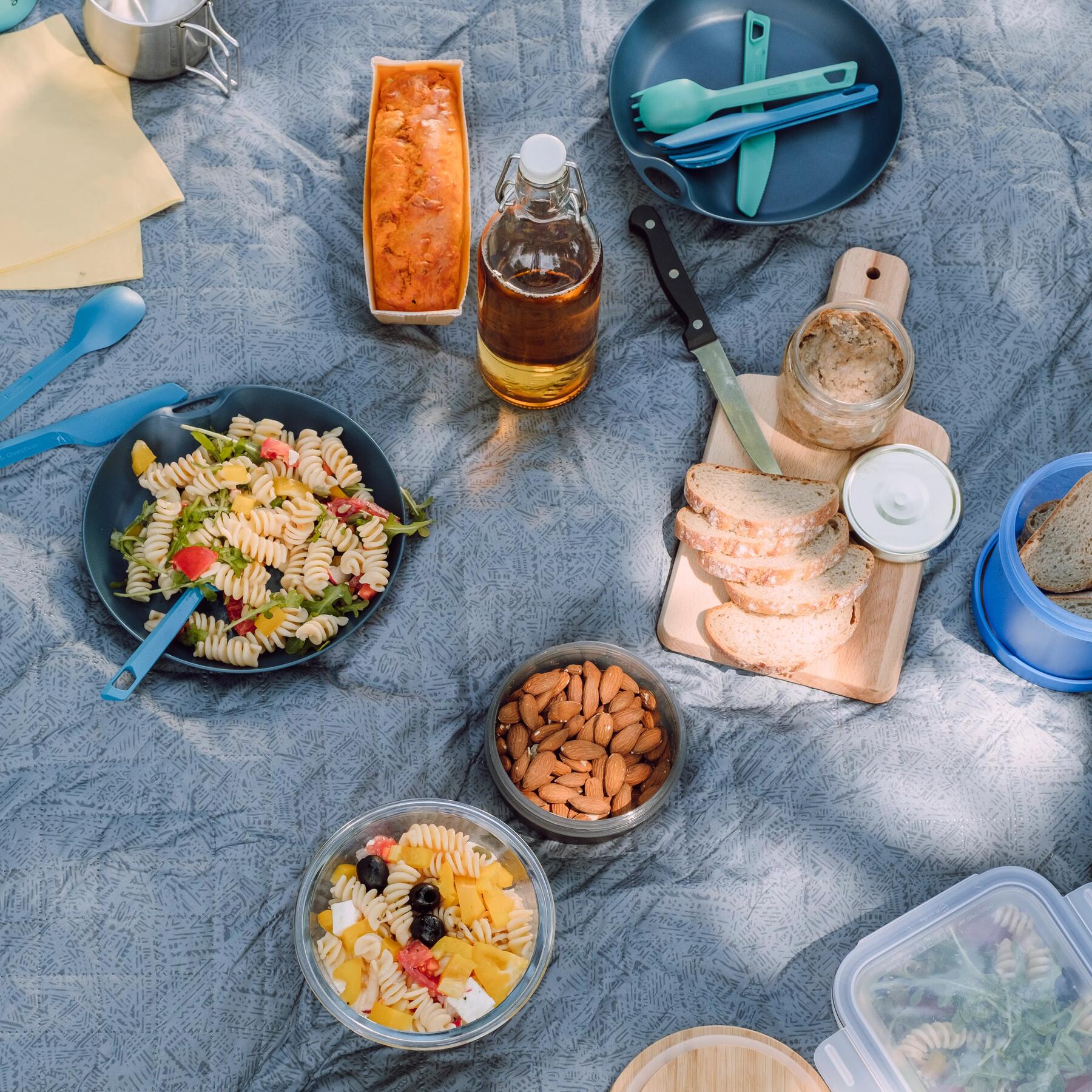 Piknik z posiłkami bogatymi w żelazo