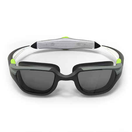 Swimming Goggles TURN Size L Smoked Lenses - Black/Grey/Yellow