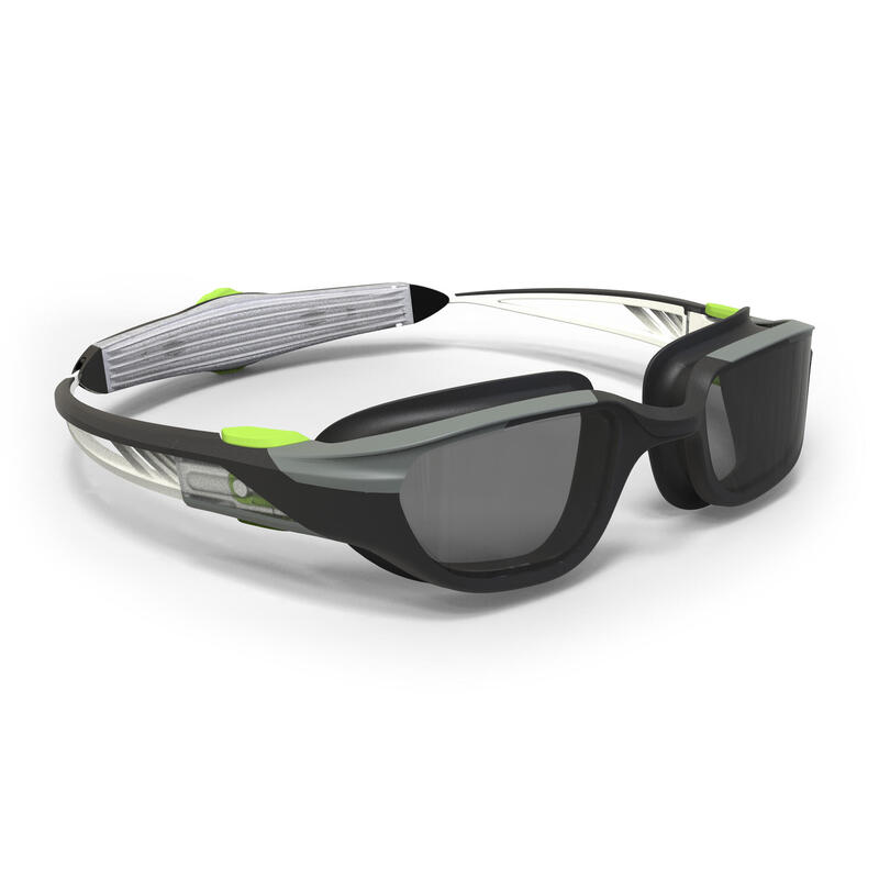 Swimming goggles TURN - Smoked lenses - One size - Black grey yellow