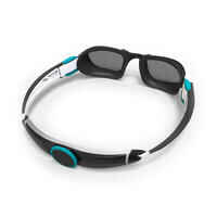 Swimming goggles - TURN Size S - Smoked Lenses - White/Black/Turquoise