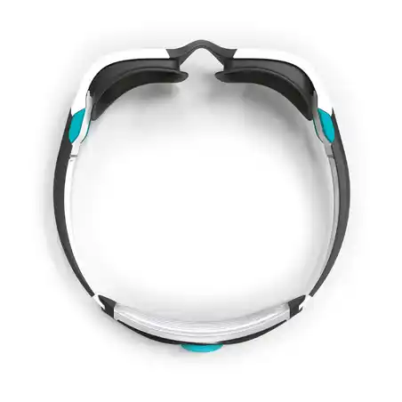 Swimming goggles - TURN Size S - Smoked Lenses - White/Black/Turquoise