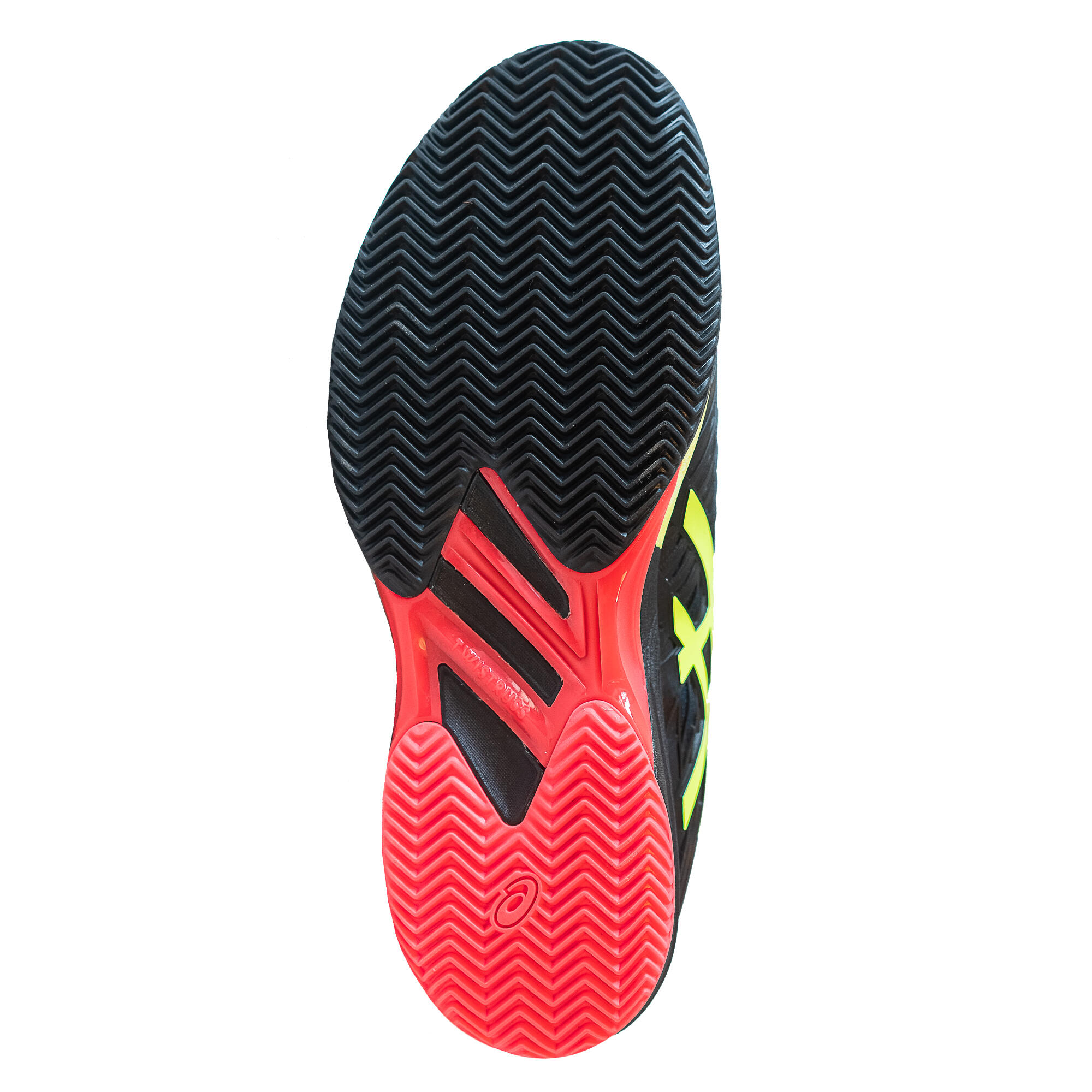 Men's Clay Court Tennis Shoes Gel Solution Speed FF2 - Black/Yellow