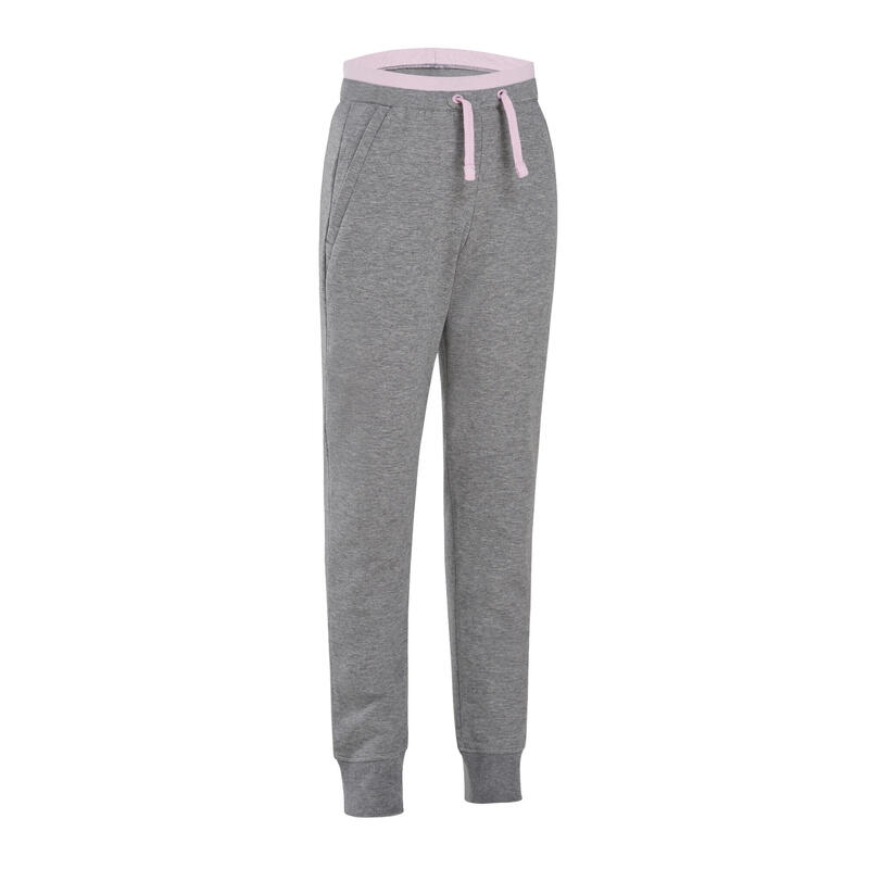 Kids' Jogging Bottoms with Zippered Pockets - Blue/Pink