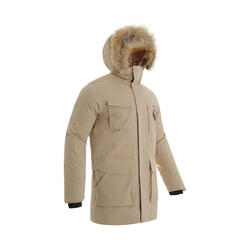 Men’s Lightweight Feather Down Waterproof Hiking Parka - SH500 Ultra-Warm -15°C