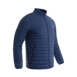 TREKKING DOWN JACKET - TREK 100 - BLUE - MEN