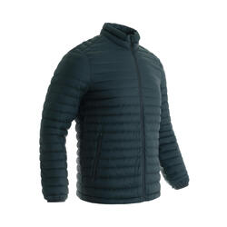 TREKKING DOWN JACKET - TREK 100 - GREEN - MEN