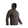 Men's Mountain Trekking Down Jacket with Hood - MT100 -5°C Brown