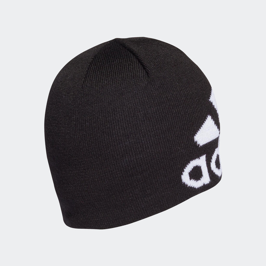 Mütze Adidas grosses Logo Kinder schwarz/weiss