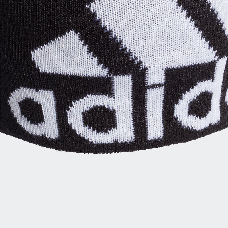 BONNET ADIDAS GROS LOGO NOIR/BLANC ENFANT