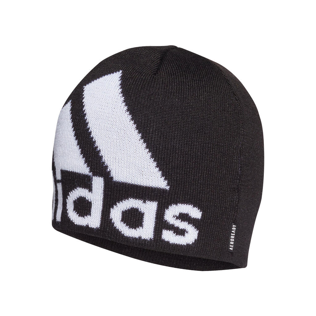 Mütze Adidas grosses Logo Kinder schwarz/weiss