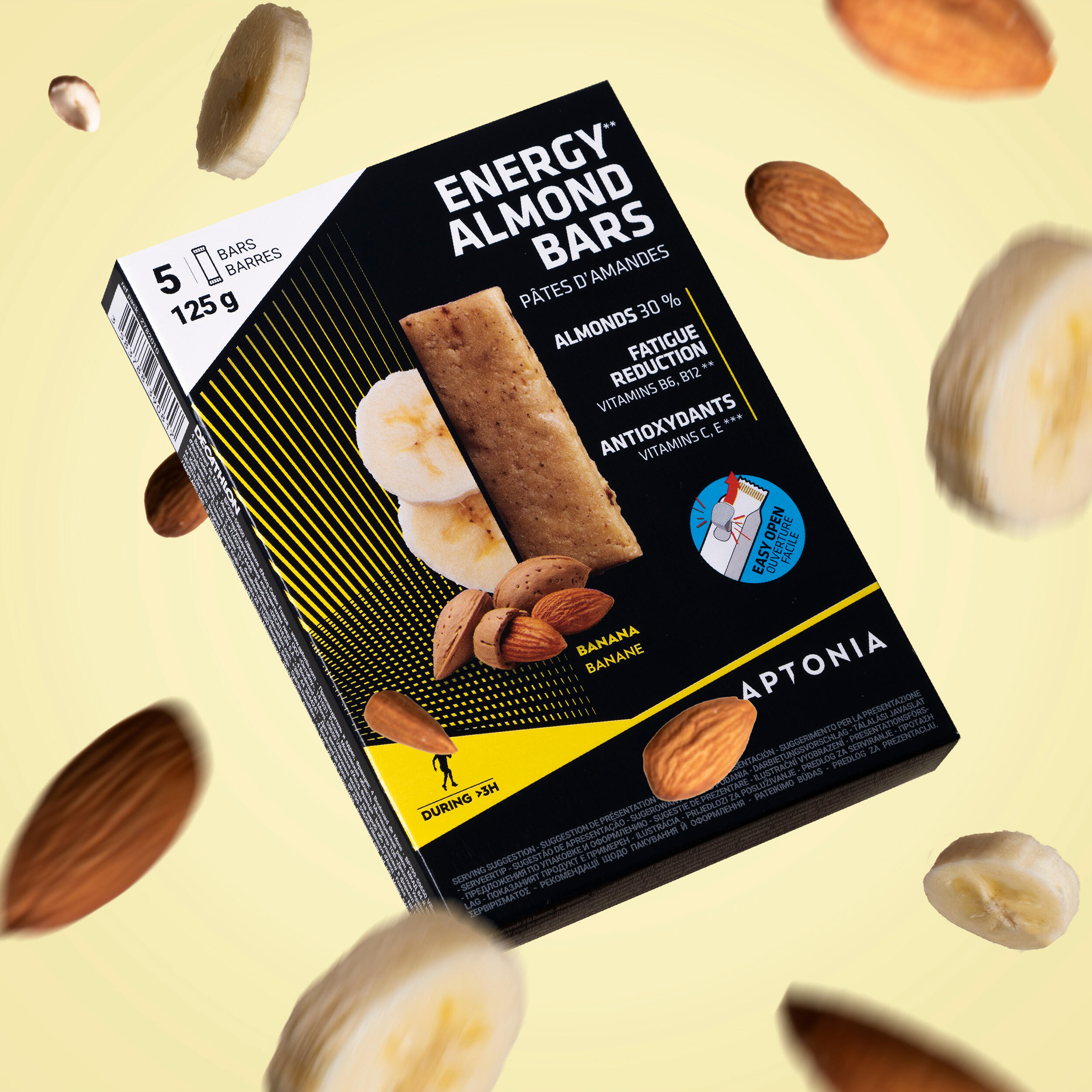 ALMOND AND BANANA ENERGY BAR 5X25G 4/5