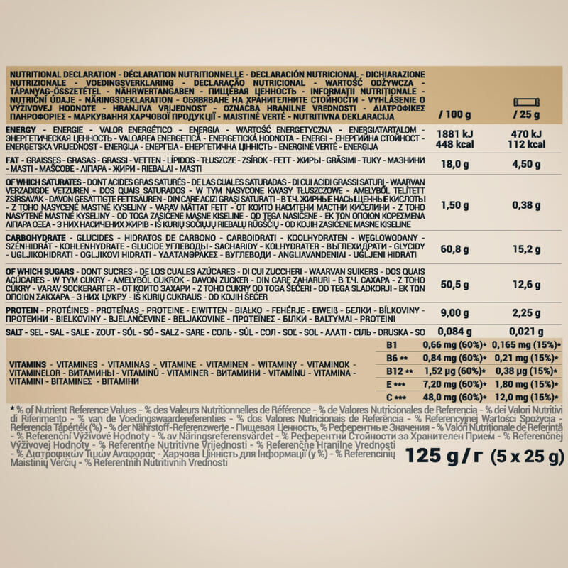 Baton energetyczny masa migdałowa naturalna 84 x 25 g