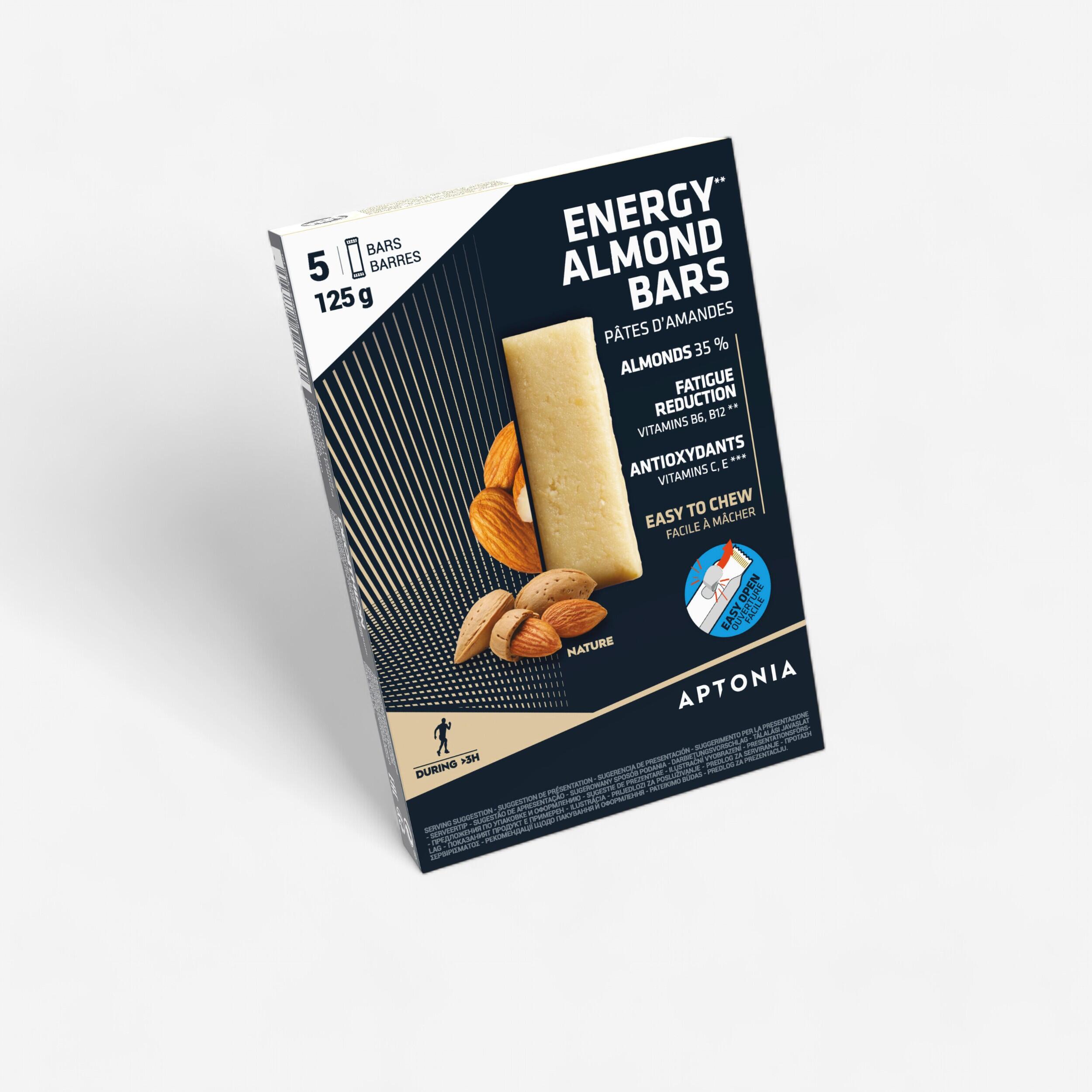 PLAIN ALMOND ENERGY BAR 5X25G APTONIA Decathlon