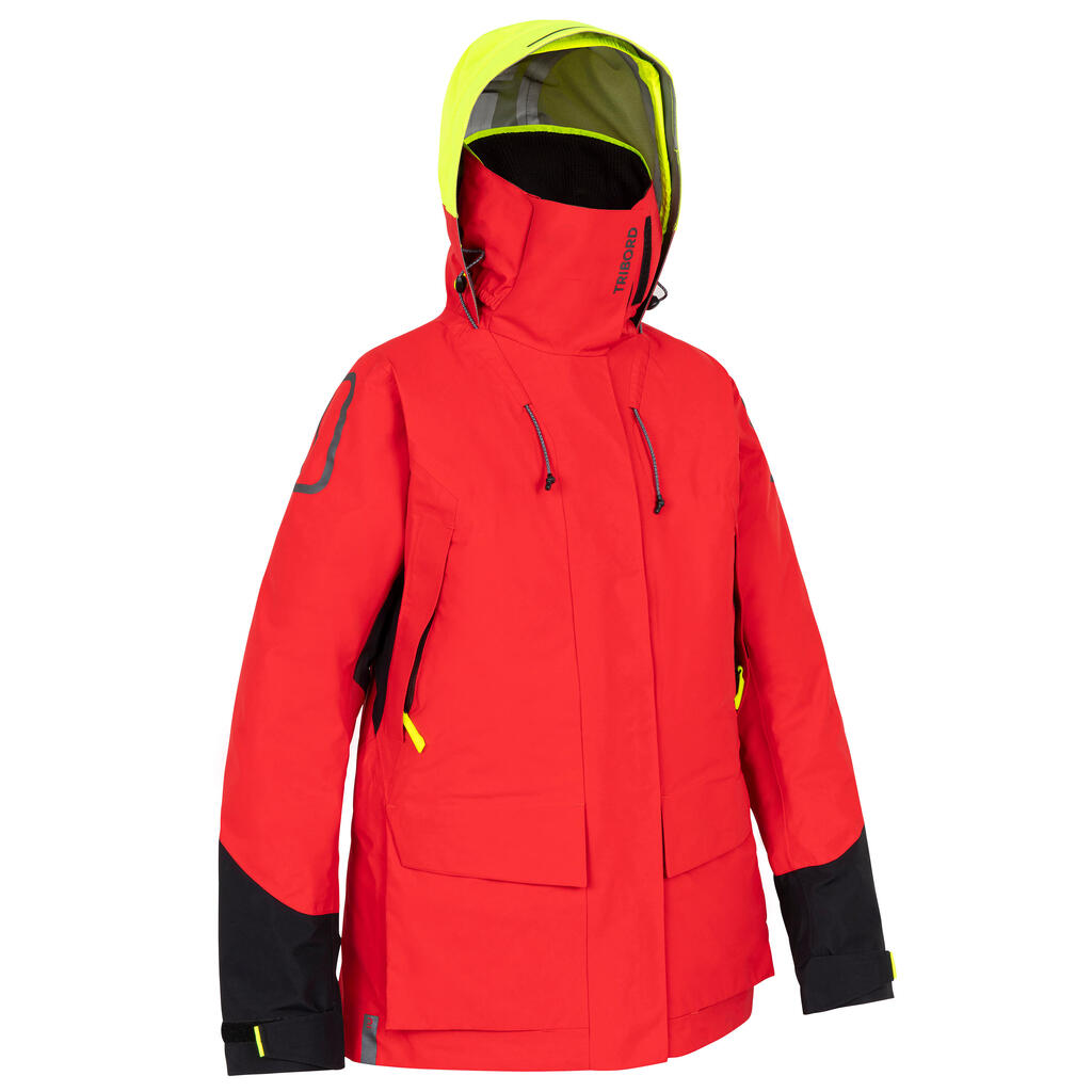 Regenjacke Segeln Damen wasserdicht Offshore 900 petrol