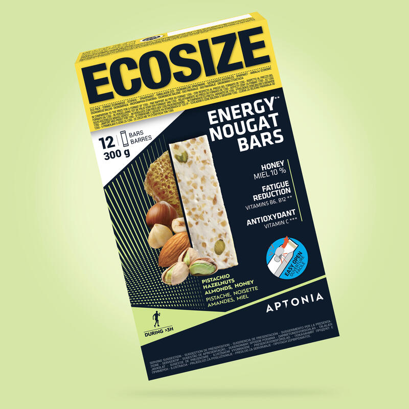 Energierepen met nougat 12 x 25 g